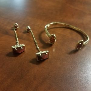 Kendra scott berry cuff and necklace set